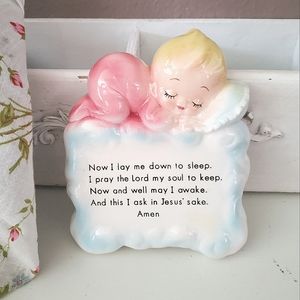 Vtg Lefton Wall Plaque